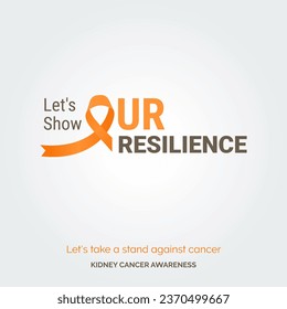 Brushing Away Kidney Cancer Vector Background