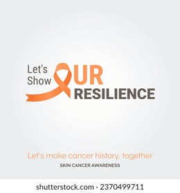 Brushing Away Skin Cancer. Vector Background