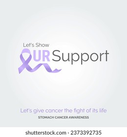 Brushing Away Stomach Cancer. Vector Background