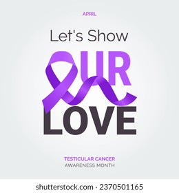 Brushing Away Testicular Cancer. Vector Background Art