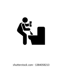 Brushing, detergent, wash icon. Element of workers icon. Premium quality graphic design icon. Signs and symbols collection icon for websites, web design