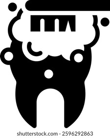 Brushing Icon Element For Design