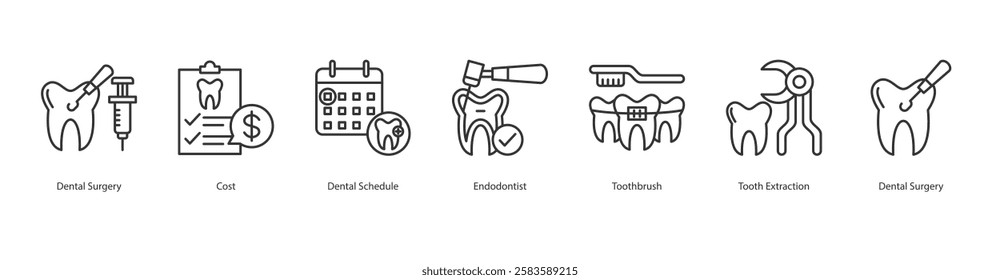 Brushing Teeth Icon Sheet Tooth Extraction, Dental Surgery, Dental Surgery, Cost, Dental Schedule, Endodontist, Toothbrush