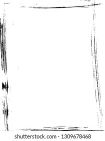 Brush-painted background on paper. Hand crafted vector texture, painted frame. For posters, banners, retro designs. Overlay illustration over any design to create grungy effect and depth.