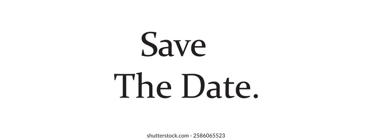 Brushpen Lettering Save the Date. Wedding font vector. Calligraphy script. Expressive Fancy Hand written typeface. Love couple.