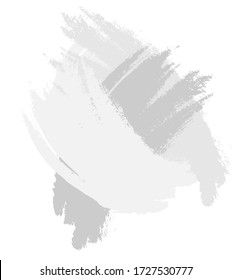 Brushstroke gray, vector abstract image. Light background with old surface texture in retro style for web design.