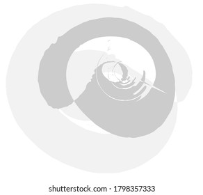Brushstroke gray, vector abstract image. Light background with old surface texture in retro style for web design.