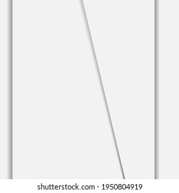 Brushstroke gray, vector abstract image. Light background with old surface texture in retro style for web design.