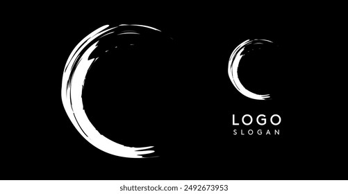 C. Diseño moderno creativo del logotipo, logotipo inicial elegante del punk para la marca corporativa, la identidad del negocio, y los logotipos profesionales. Ilustración vectorial