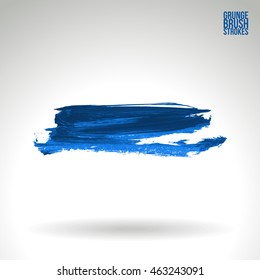 Brushstroke and texture. Vector .