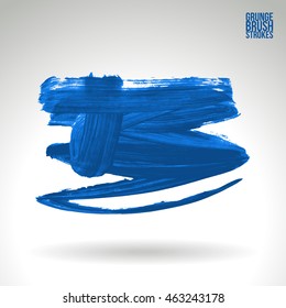 Brushstroke and texture. Vector .