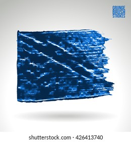 Brushstroke and texture. Vector design.