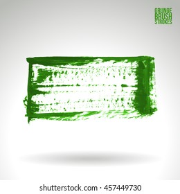 Brushstroke and texture. Vector design.