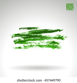 Brushstroke and texture. Vector design.