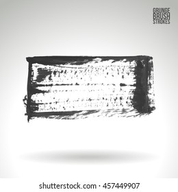 Brushstroke and texture. Vector design.