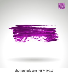 Brushstroke and texture. Vector design.