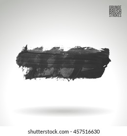 Brushstroke and texture. Vector design.