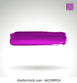 Brushstroke and texture. Vector design.
