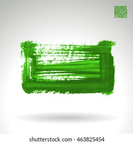 Brushstroke and texture. Vector design.