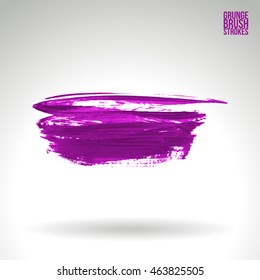Brushstroke and texture. Vector design.