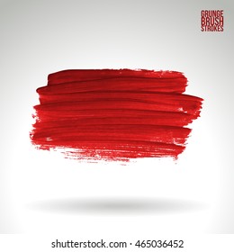 Brushstroke and texture. Vector design.