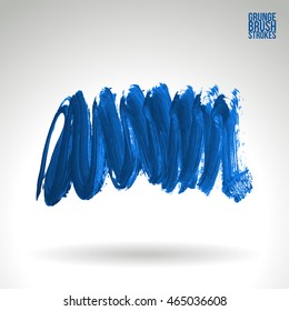 Brushstroke and texture. Vector design.