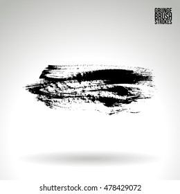 Brushstroke and texture. Vector design.