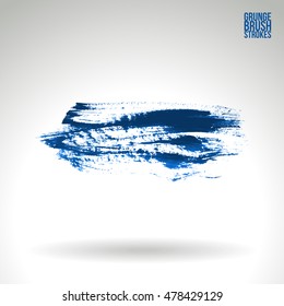 Brushstroke and texture. Vector design.