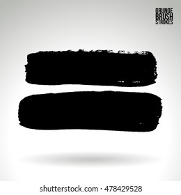 Brushstroke and texture. Vector design.