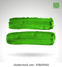 Brushstroke and texture. Vector design.