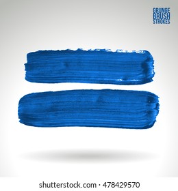 Brushstroke and texture. Vector design.