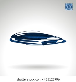 Brushstroke and texture. Vector design.