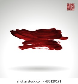 Brushstroke and texture. Vector design.