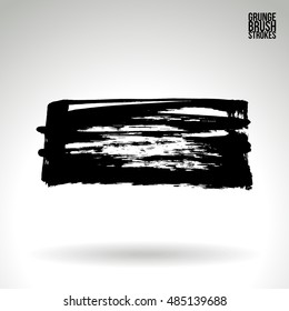 Brushstroke and texture. Vector design.