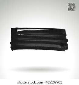 Brushstroke and texture. Vector design.