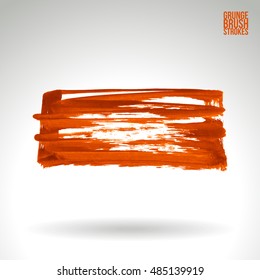 Brushstroke and texture. Vector design.