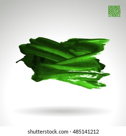 Brushstroke and texture. Vector design.