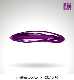 Brushstroke and texture. Vector design.