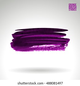 Brushstroke and texture. Vector design.