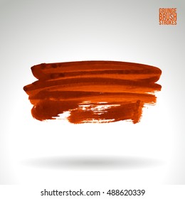 Brushstroke and texture. Vector design.