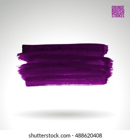 Brushstroke and texture. Vector design.