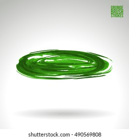 Brushstroke and texture. Vector design.