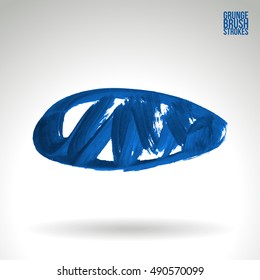 Brushstroke and texture. Vector design.