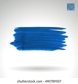 Brushstroke and texture. Vector design.
