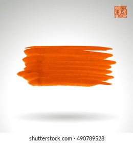 Brushstroke and texture. Vector design.