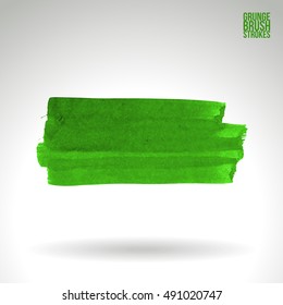 Brushstroke and texture. Vector design.
