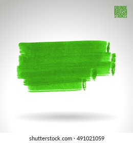 Brushstroke and texture. Vector design.