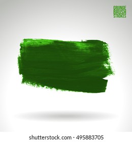 Brushstroke and texture. Vector design.