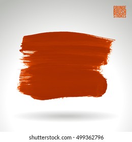 Brushstroke and texture. Vector design.