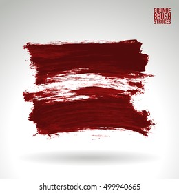 Brushstroke and texture. Vector design.